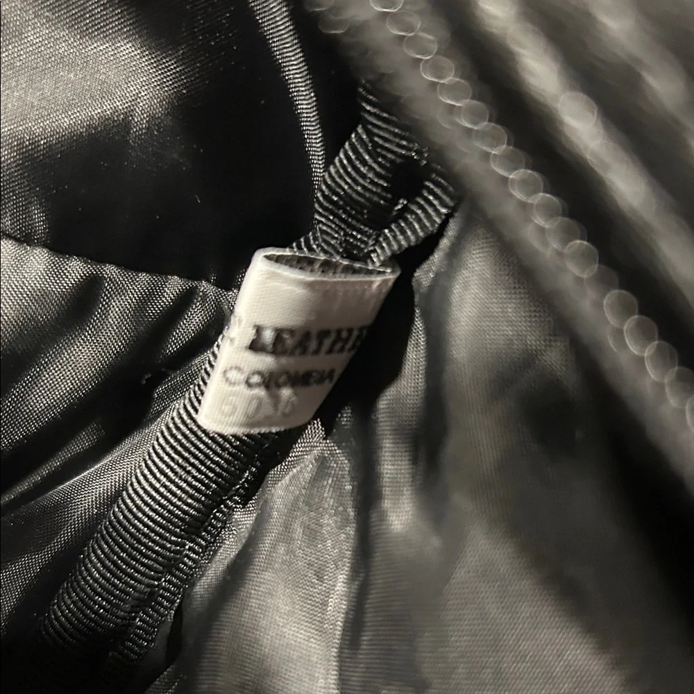 Latico Black Leather Duffel Bag